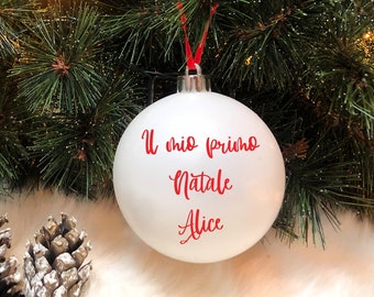 WONDEE Palline di Natale Personalizzate, PACK 5 Pallina di Natale