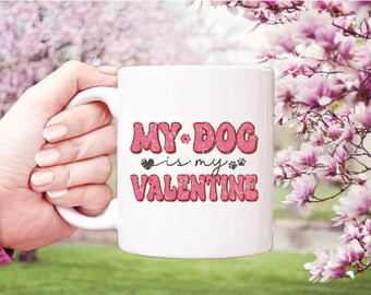 Tazza "anti San Valentino" per amanti di cani e gatti. Idea regalo amica. Coffee mug sarcarstica. Tazzina caffè san valentino originale