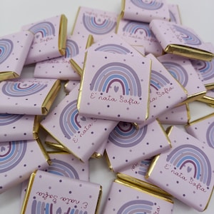 Adesivi Compleanno Personalizzati Tema Baby Shower Body Rosa E Celeste Modello Codice Pb 17 A - Foto 10