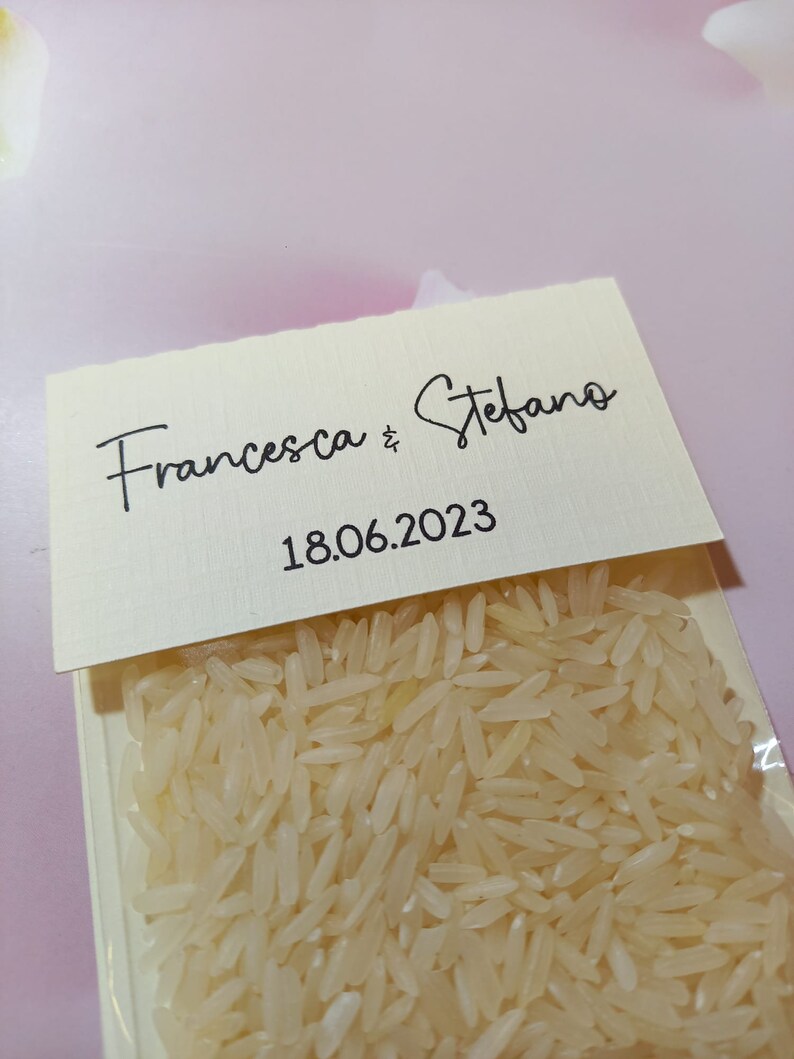 Personalized Wedding Rice Bags. Rice Bowl for Wedding. Personalized ...