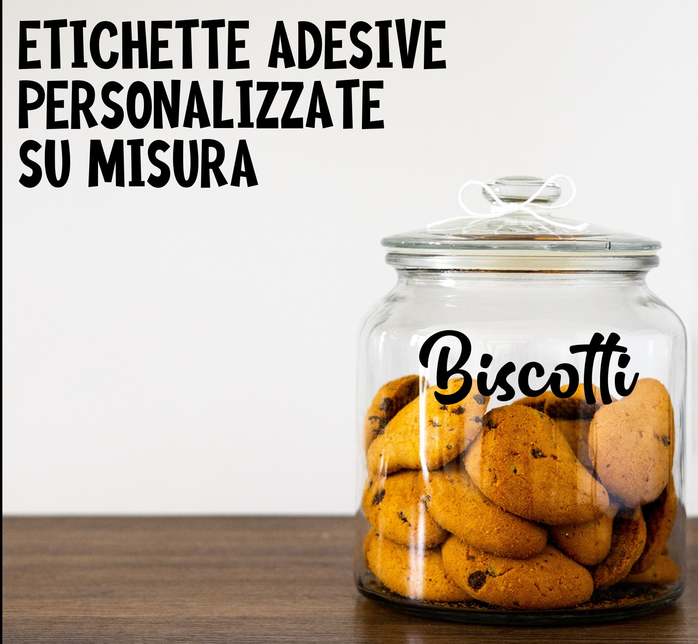 Etichette Barattoli Cucina Etichette Per Marmellata Adesive,500 Pezzi Per Barattoli Vetro,8 Diversi Modelli, Fatta A Mano Black Label - Foto 4