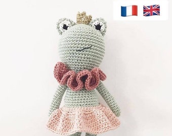 Kermie the frog pattern (FR/EN)