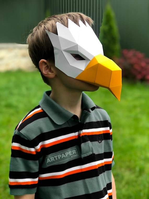 Bald Eagle Cardboard Mask Bald Eagle Cardboard Mask