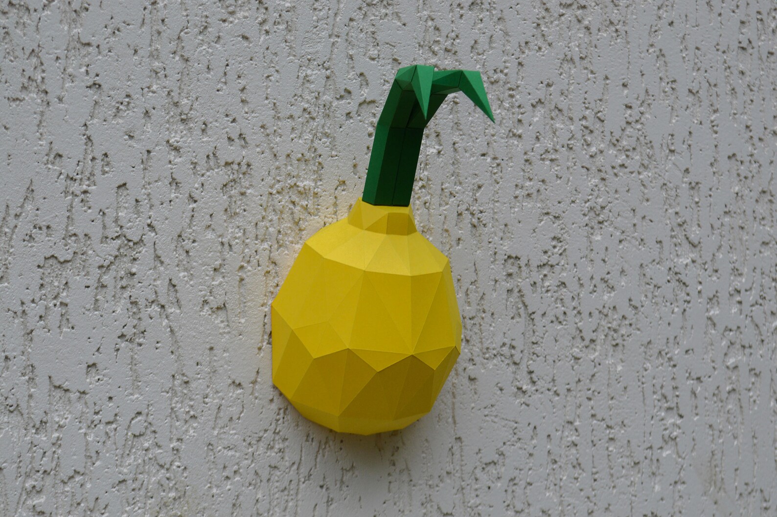 Papercraft Onion Vegatable 3D Low Poly Paper Sculpture DIY Etsy