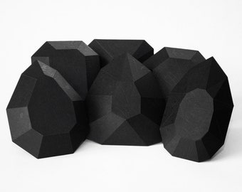 Papercraft Jewels Box: 3D Low Poly Paper Sculpture (PDF Pattern)