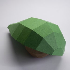 Papercraft 3D Avocado template fruit Low poly paper sculpture Origami DIY PDF model Home decor Polygonal sculpture Paper fruit