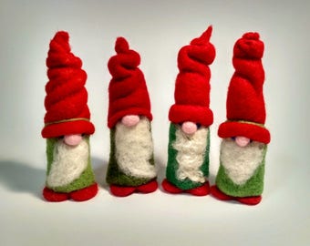Hand-felted Christmas elves! Christmas Elf!
