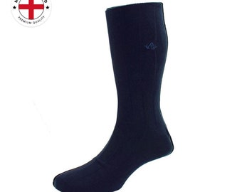 Sea Island Cotton Socks – Navy