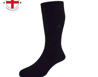 Sea Island Cotton Socks – Black