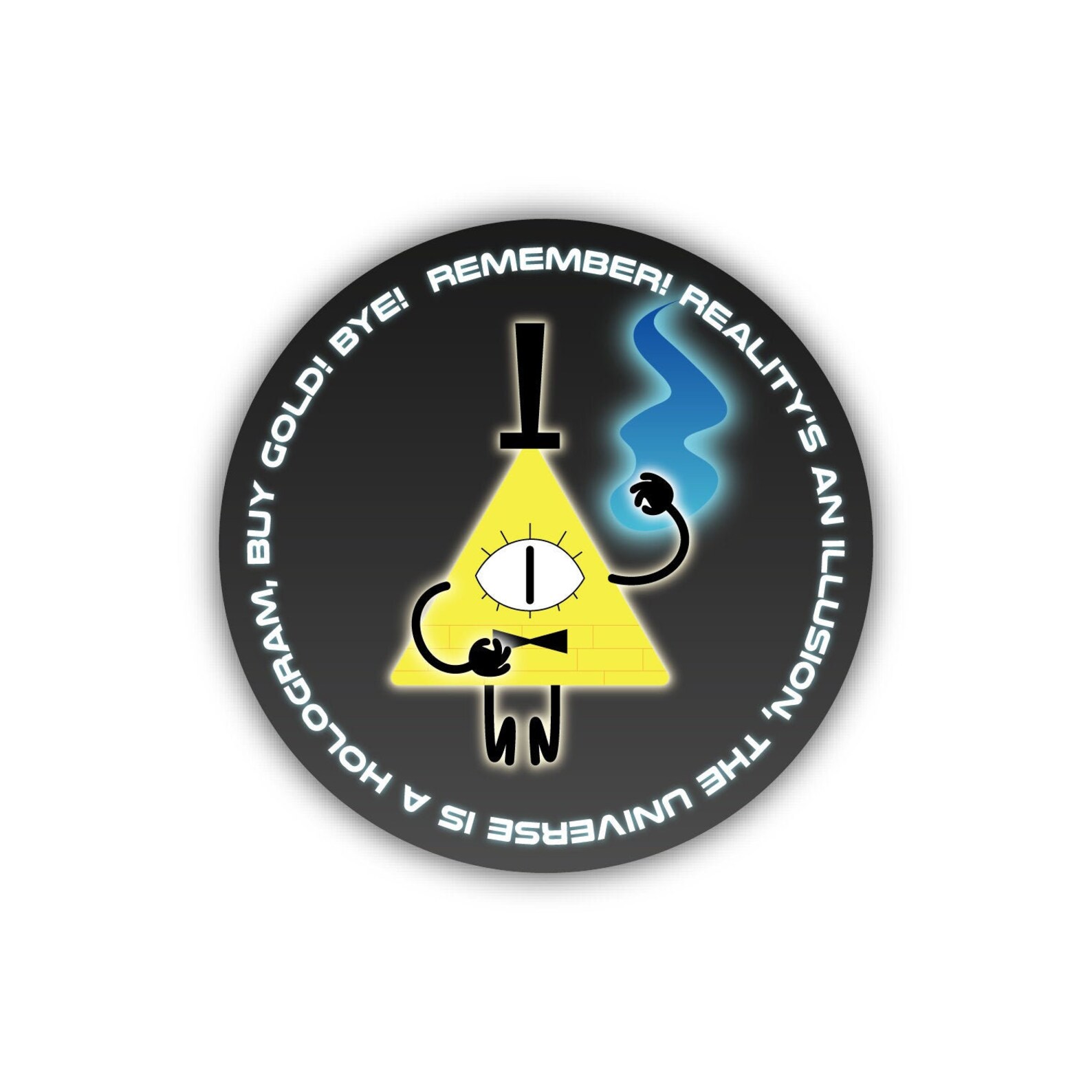 Gravity Falls Bill Cipher Reality Is An Illusion