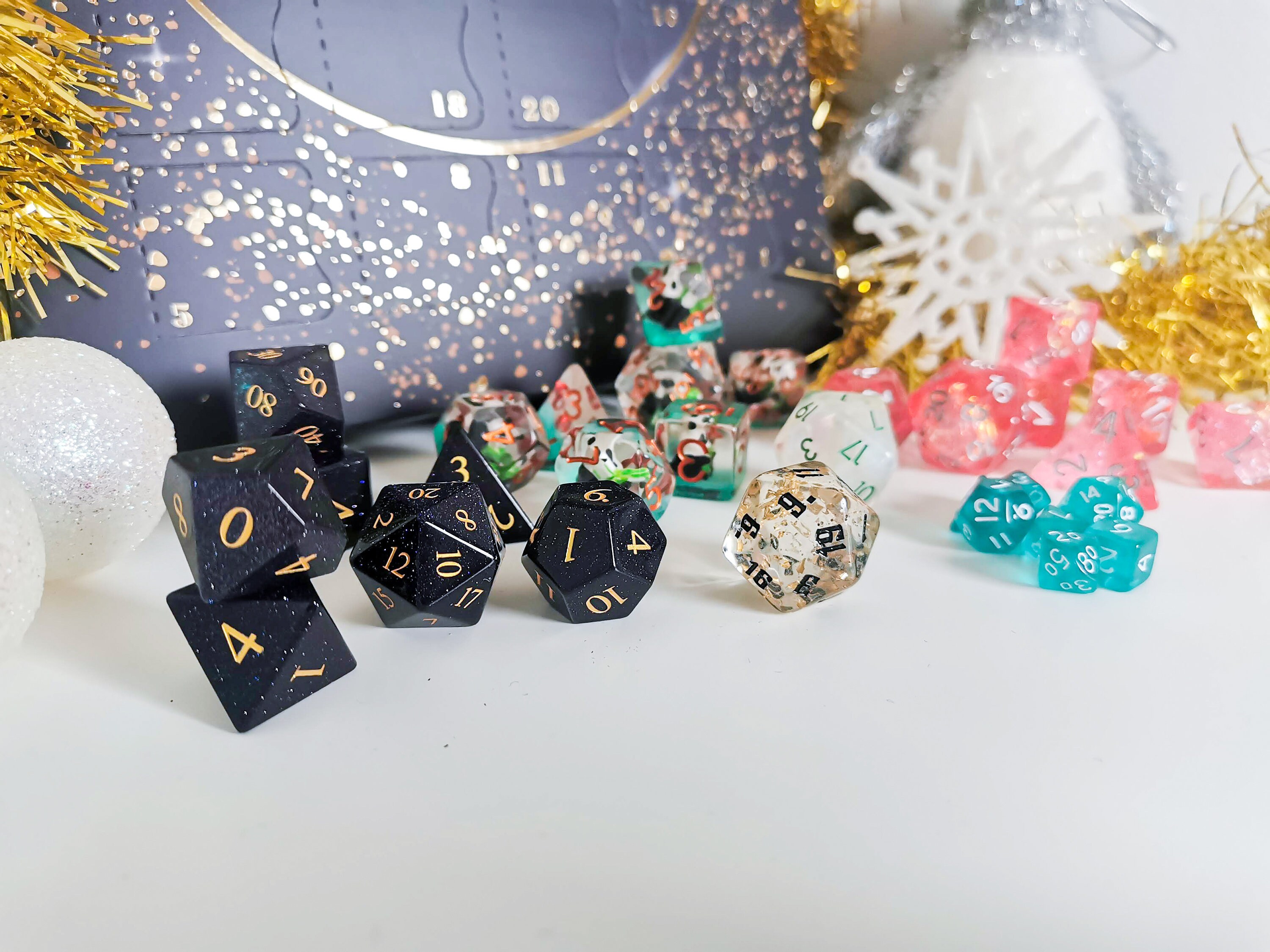 Luxury Dice Advent Calendar 2022 24 Day Dungeons And Dragons Etsy 