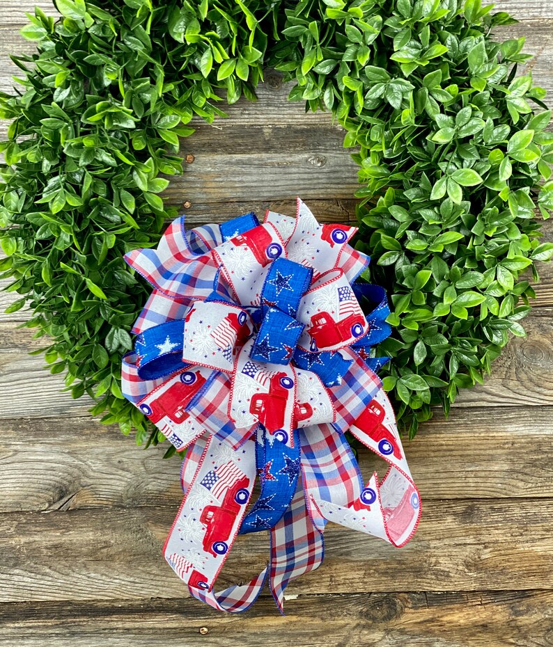 Red Truck Plaid and Blue