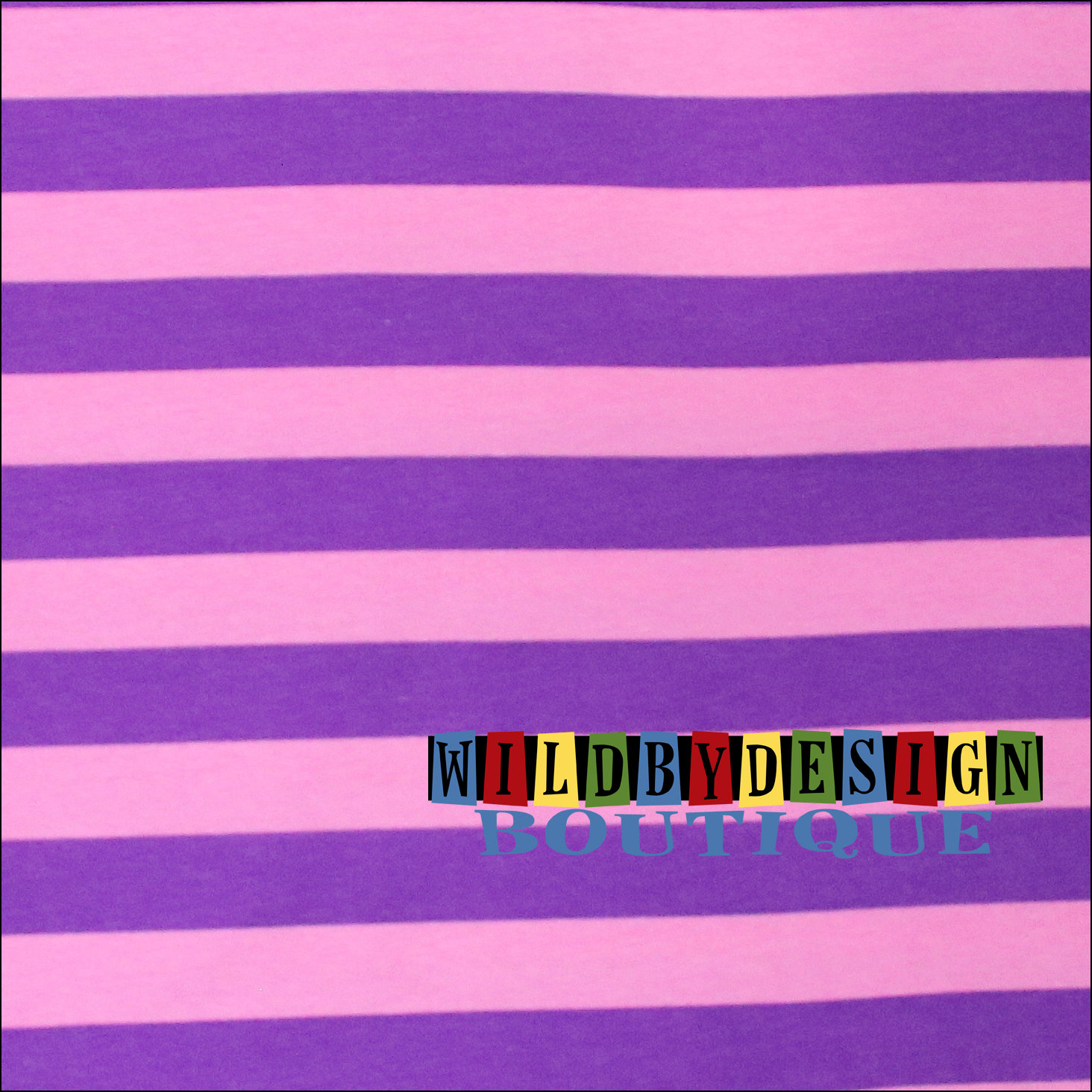 Pink and purple stripe knit fabric 1 inch stripe fabric Etsy