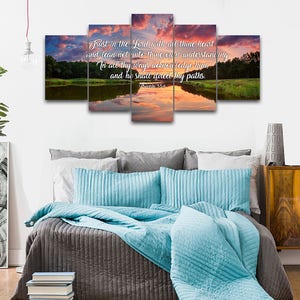 Proverbs 3:5-6 #6 KJV Biblical Wall Art, Bible Quote Art, Bible Verse Prints, Christian Art Gifts, Religious Gifts, Christian Prints