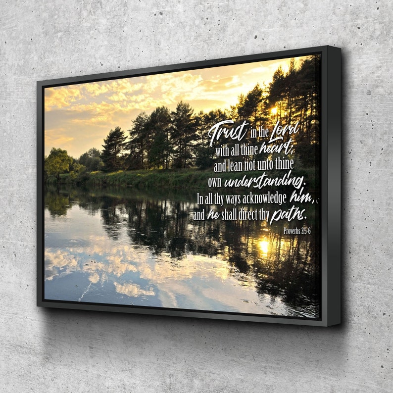 Proverbs 356 31 KJV Biblical Wall Art Bible Quote Art Etsy