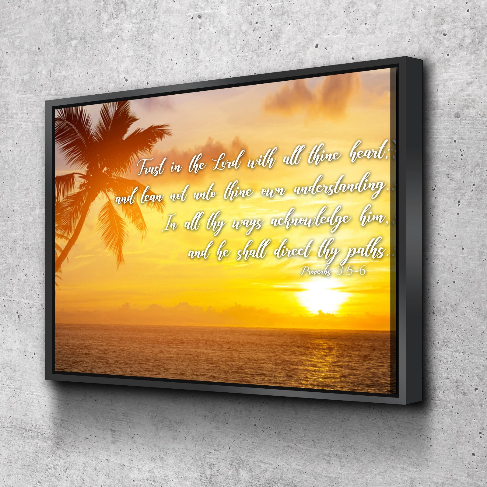 Proverbs 356 7 KJV Biblical Wall Art Bible Quote Art Etsy