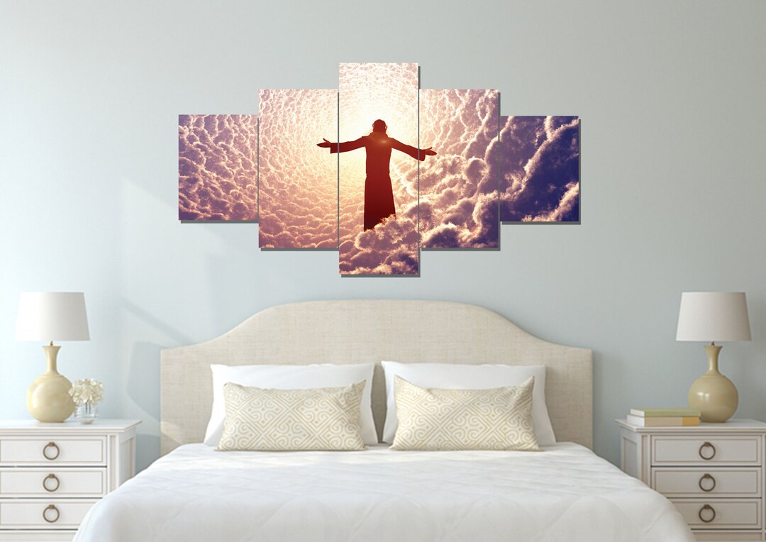 The Second Coming #40 | Large Framed Jesus Christ Art & Home Decor ...