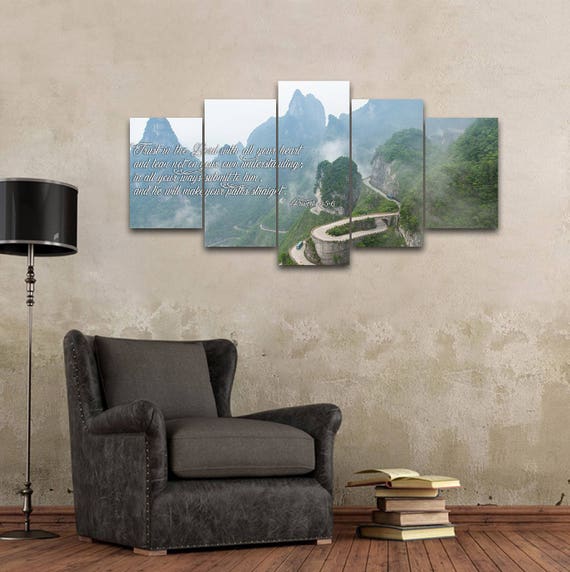 Proverbs 35 6 26 Niv Trust In The Lord Bible Verse Canvas Christian Canvas Scripture Religious Wall Art Home Decor Paintings