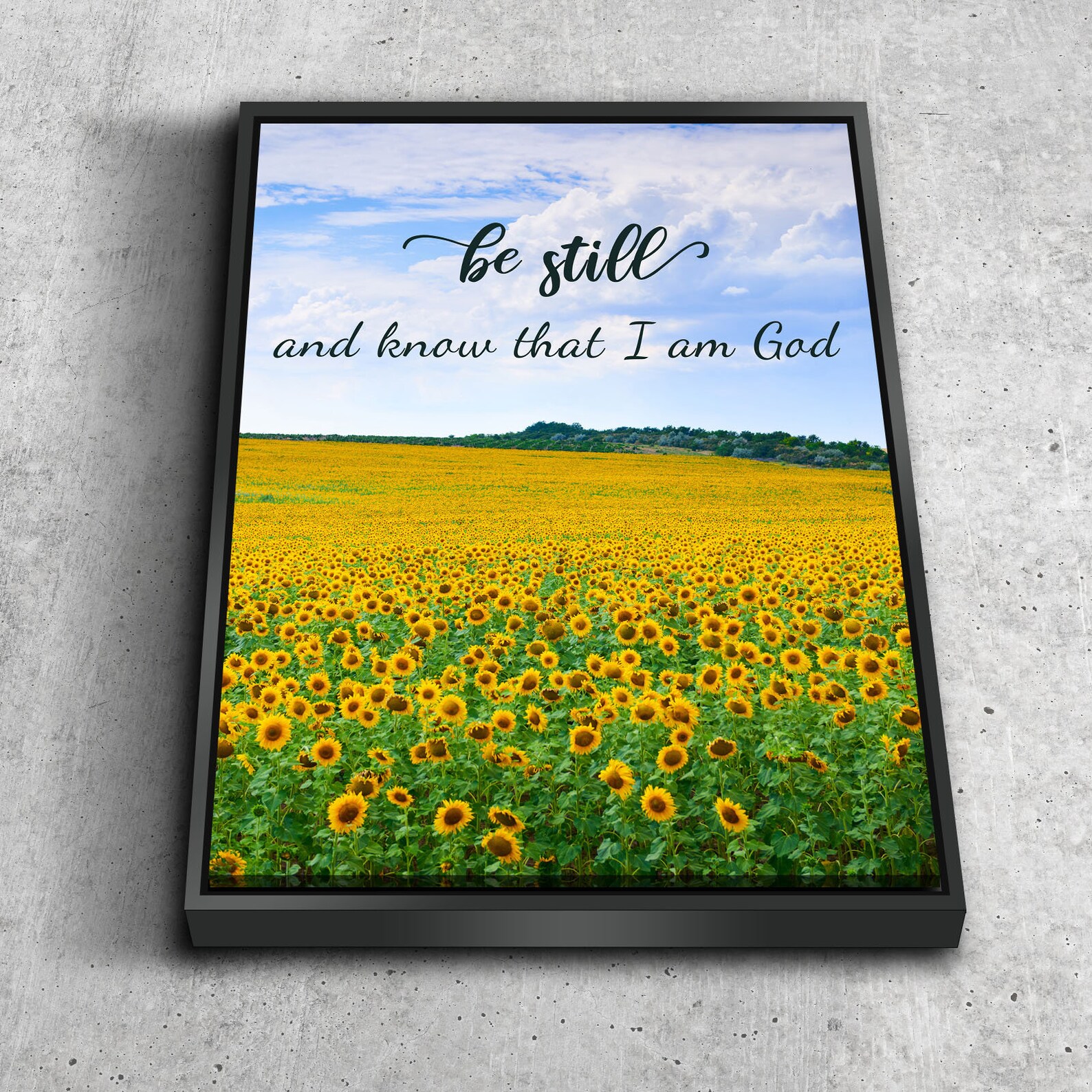 Be Still and Know I Am God' Wall Art Canvas #2| Be Still Decor ...
