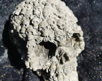 Concrete Skull Skull Statue