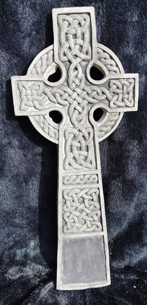 Large Gothic Celtic Cross Wall Art Plaque
