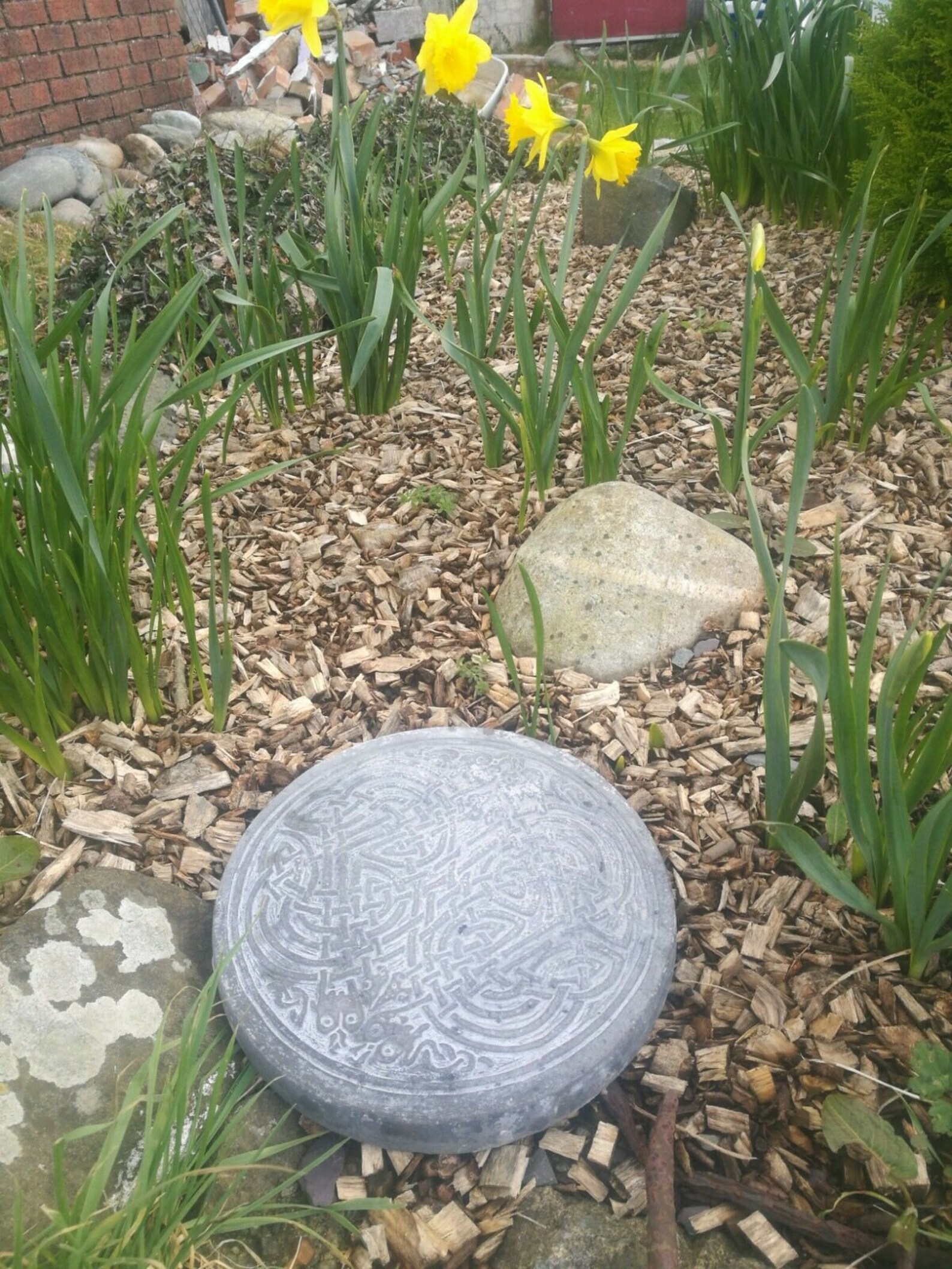 Stepping Stone Garden Ornament Etsy