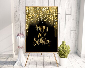 70th birthday ideas etsy
