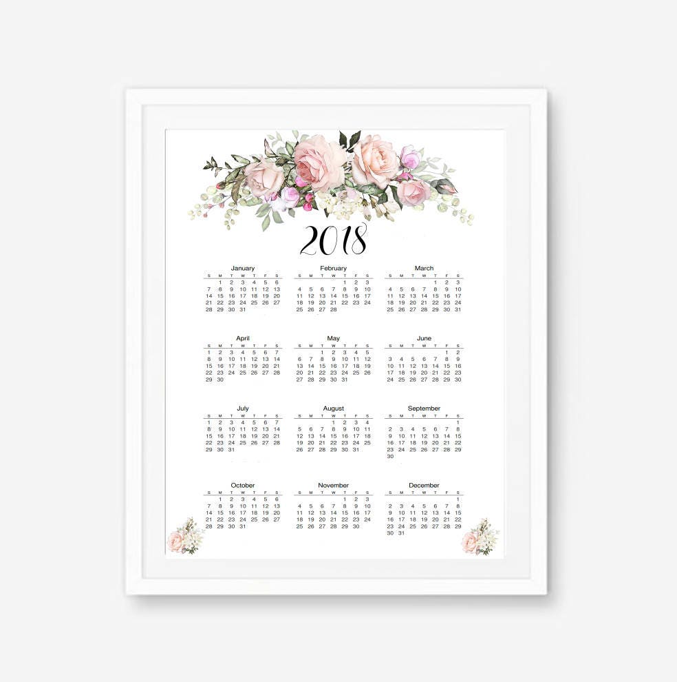 printable-calendar-2018-one-page-paginet