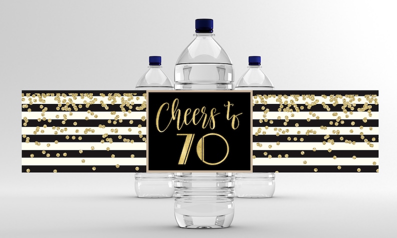 cheers to 70 years 70th birthday decor 70 years old 70th birthday party custom wrappers 70th anniversary cheers to 70 years 70th