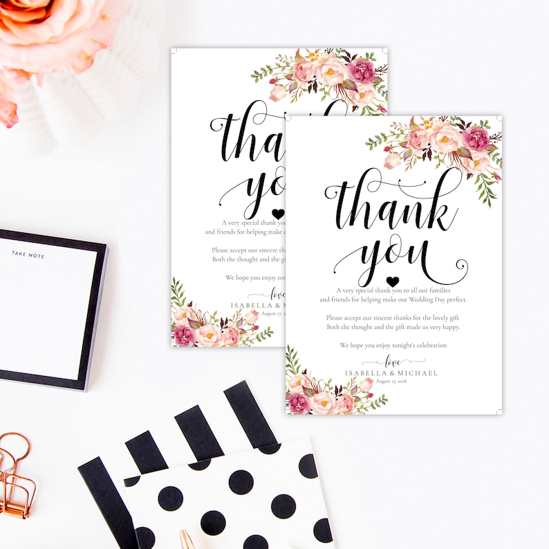 thanks wedding sign wedding chair sign Thankful sign thanks banner reception signage ceremony signs thank you card sign A101