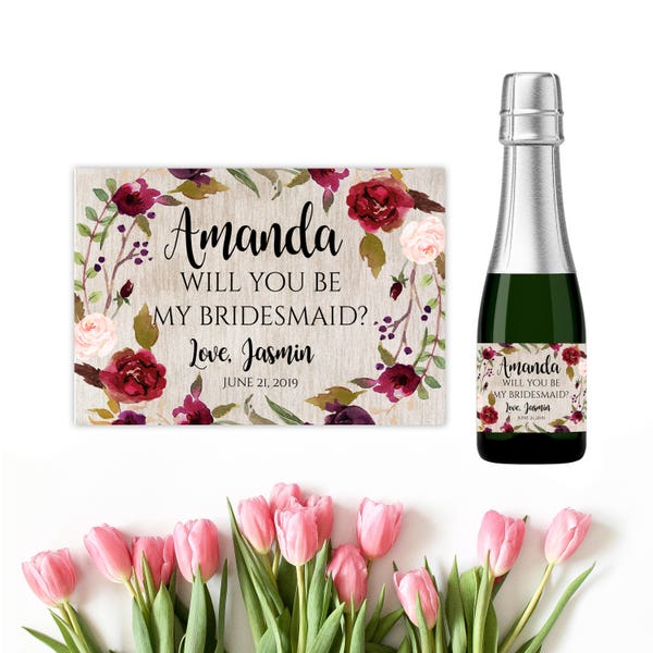 Asking Bridesmaid Etsy