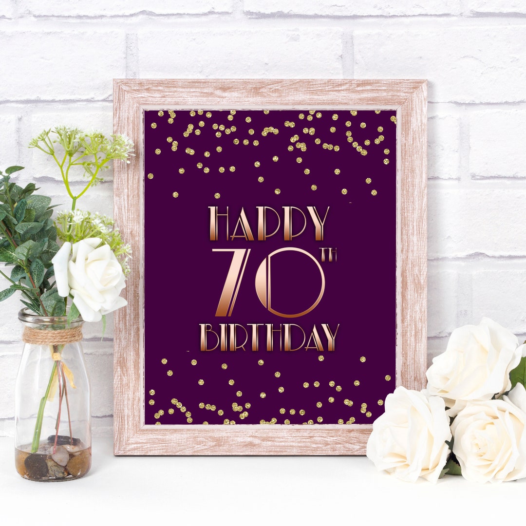 70th-birthday-poster-70th-birthday-sign-70th-birthday-ideas-etsy