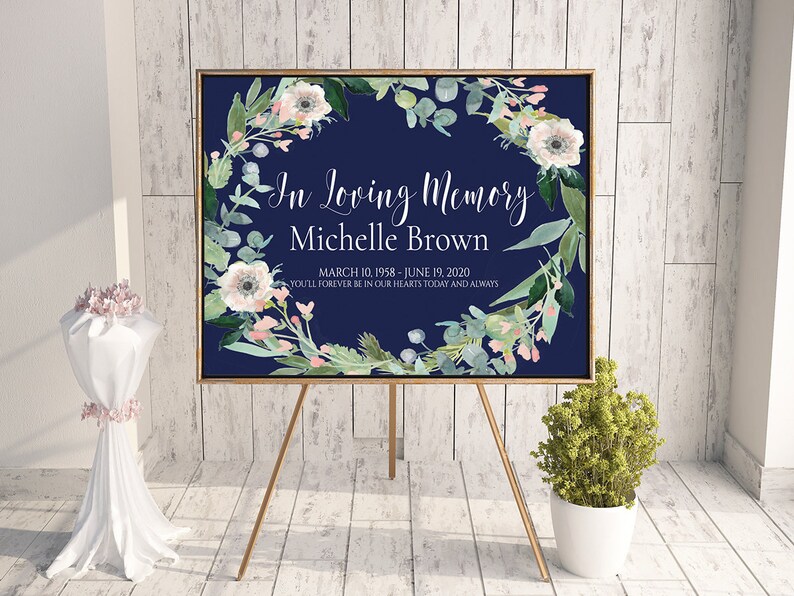 printable funeral funeral printable, funeral ideas funeral decor Funeral sign celebration of life memorial sign funeral memorial