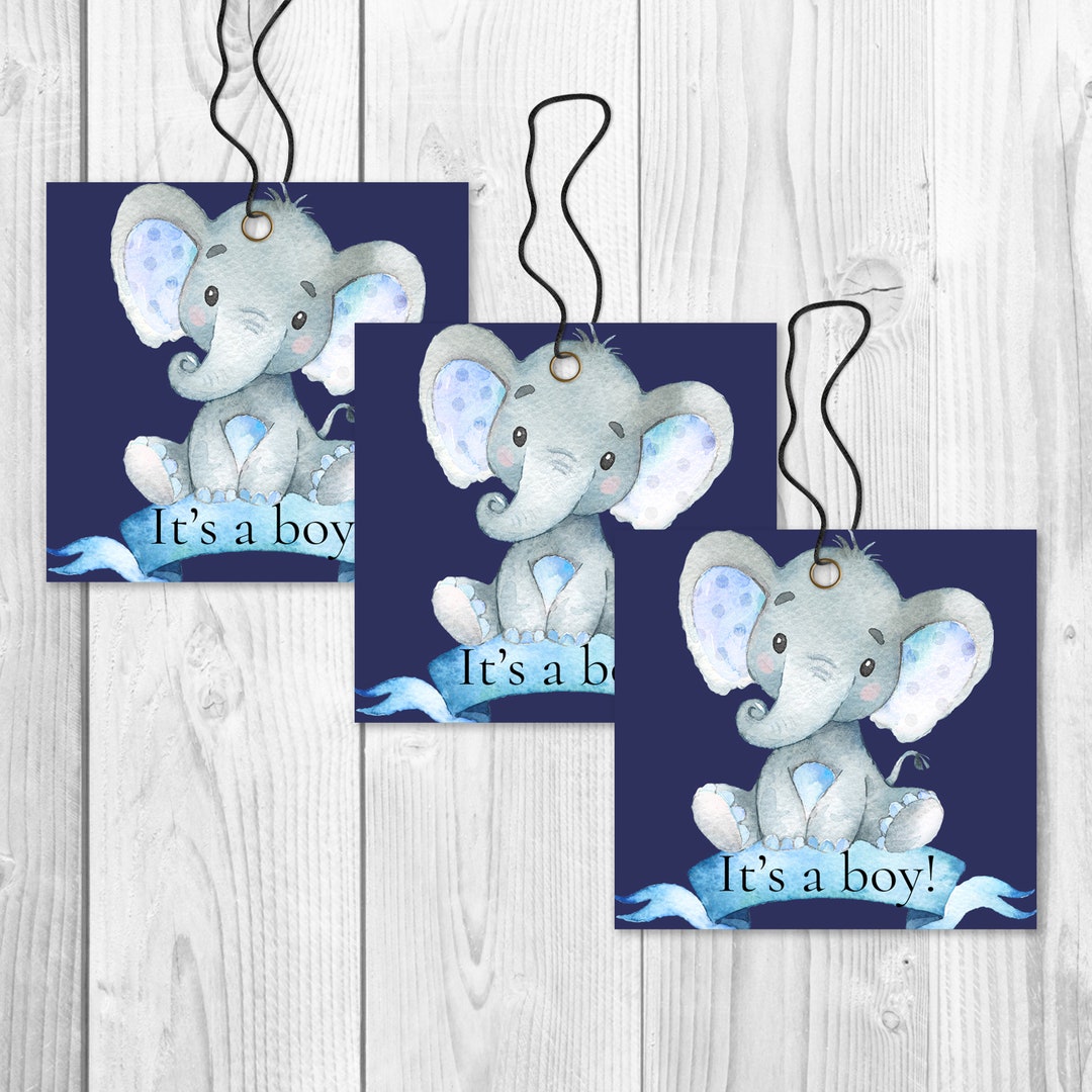 Its a Boy Tags Its a Boy Tag Nail Polish Tags Babyshower - Etsy
