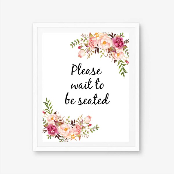 Wait to Be Seated - Etsy