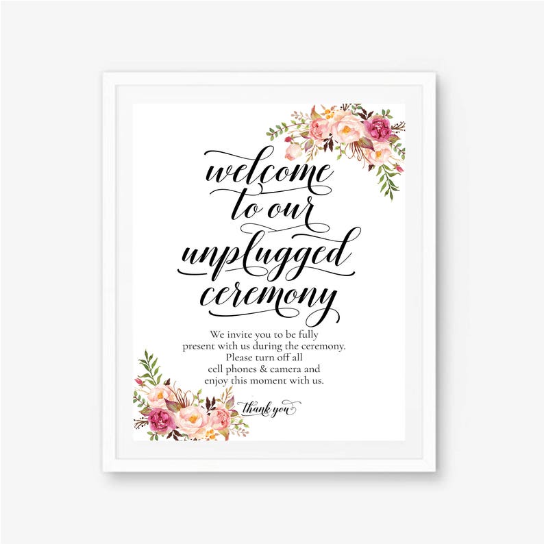 Download Unplugged Wedding Unplugged Ceremony Wedding Unplugged Unplug A101 Unplugged Sign Modern Ceremony Sign Unplugged No Cell Phone Sign Home Living Signs Colonialgolfhart Com