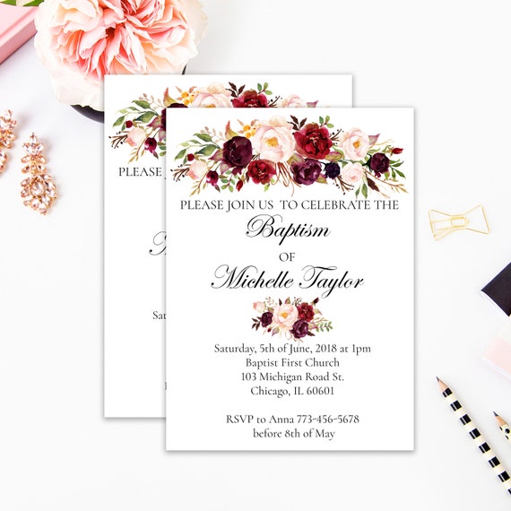 DEDICATION NAMING DAY COMMUNION INVITATIONS BAPTISM 65 OUTSTANDING CHRISTENING