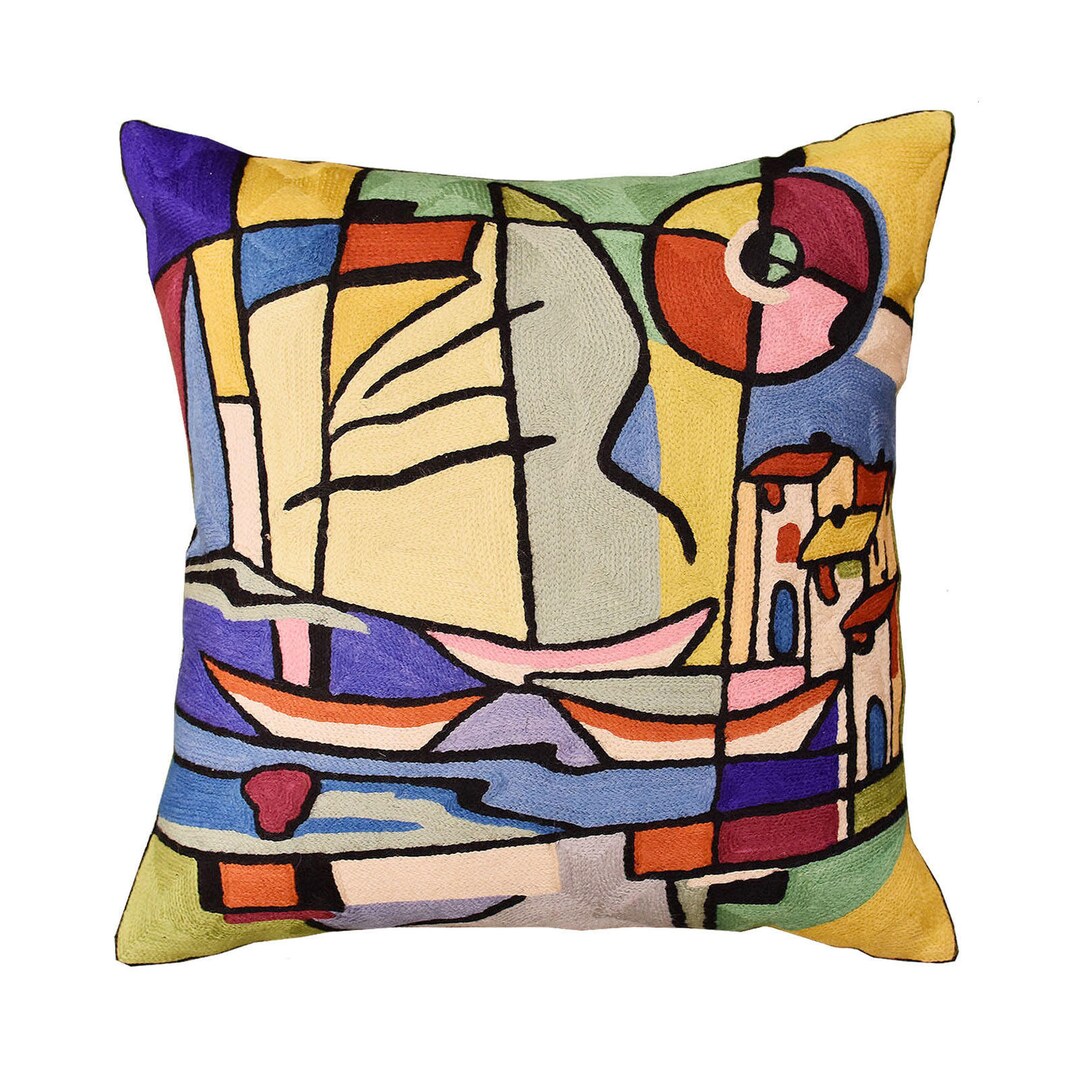 Decorative Pillow Cover Blue Accent Pillows Americana North Atlantic by