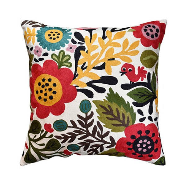 Floral Accent Pillow Etsy