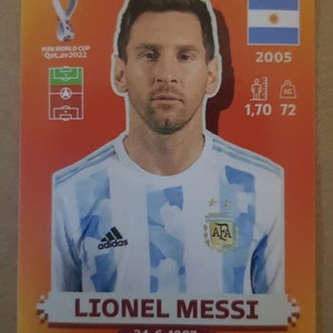 Panini Fifa WM 2022 Katar LIONEL MESSI Argentinien WM Katar 2022 Panini #19 Arg Orange Version Mint/Near Mint - Letzte WM