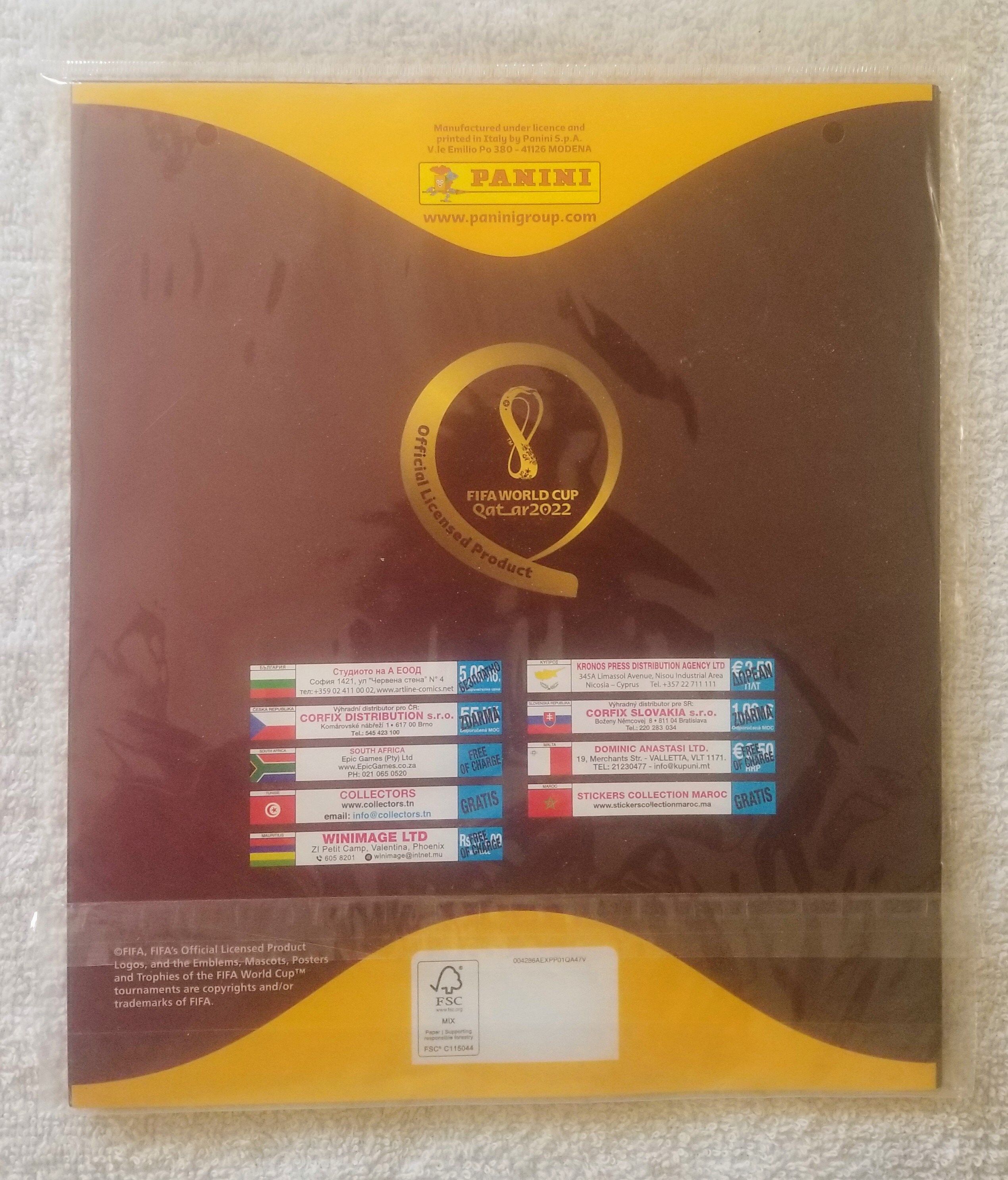 Panini - FIFA World Cup Qatar 2022 - Sticker Starter Pack - Belgian Release