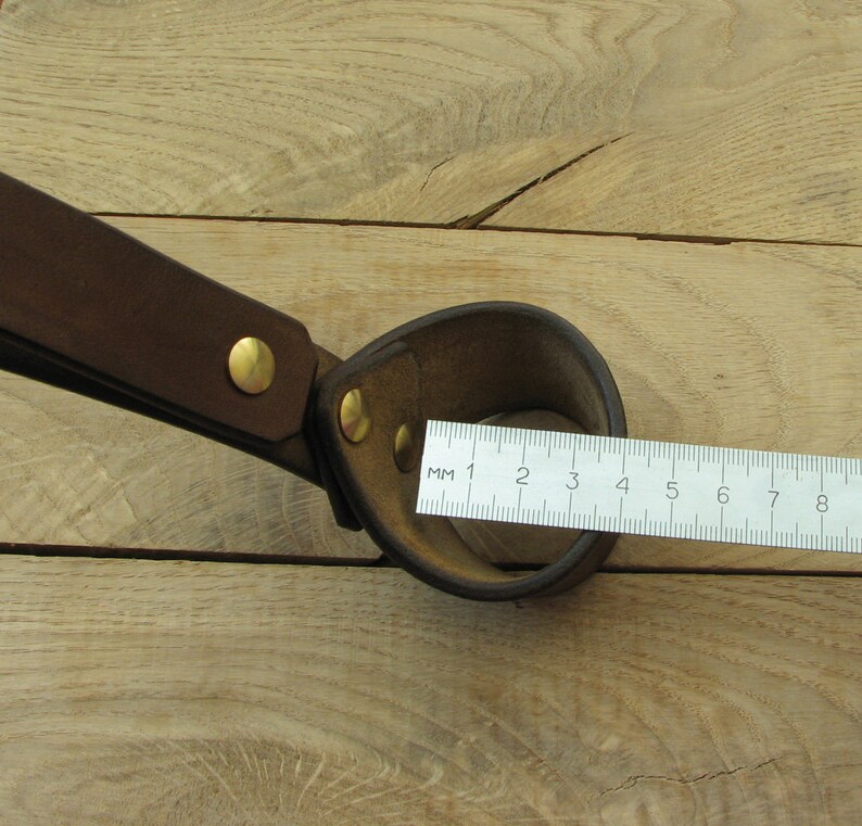 Handmade bushcraft Leather tomahawk hammer axe belt loop Etsy