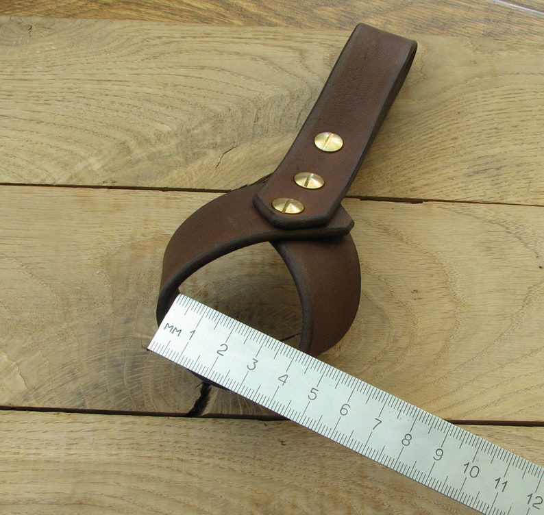 Handmade bushcraft Leather tomahawk hammer axe belt loop Etsy