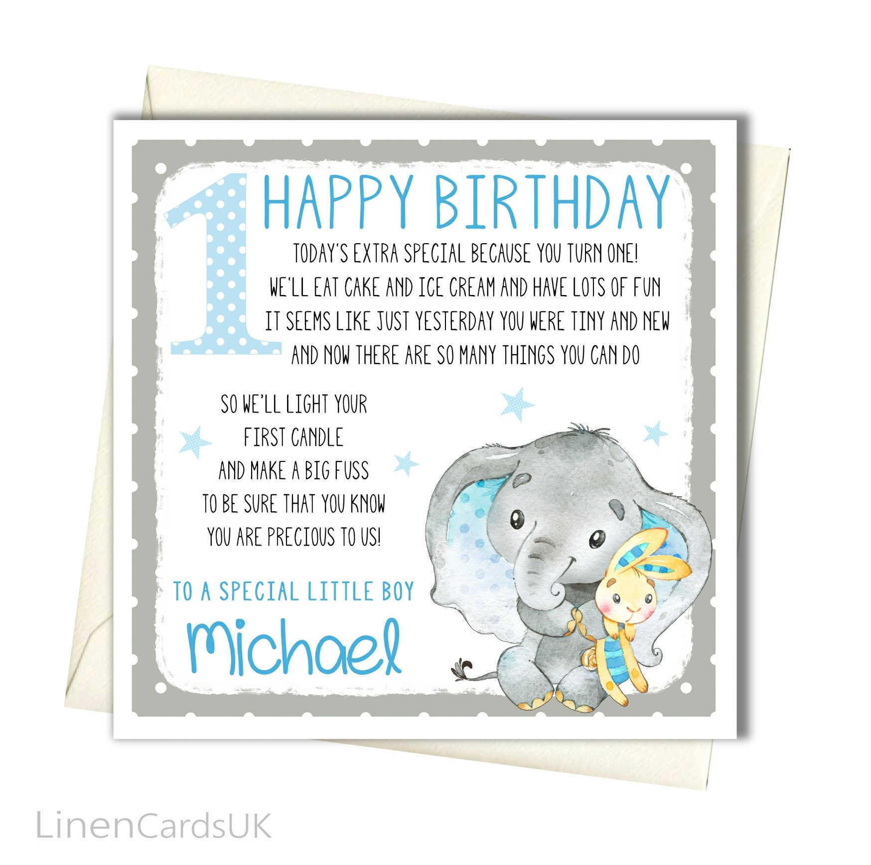 First Birthday Grandson Son Personalised Happy 1st 2nd Nephew Airplane 3rd