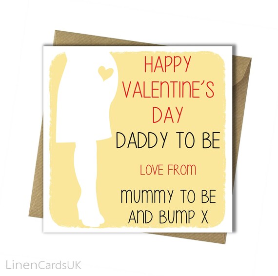 daddy valentines card from bump