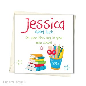 Carta Personalizzata Per Il Primo Giorno A Scuola 1o Giorno Etsy