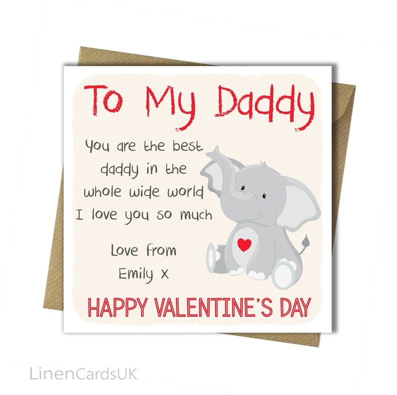 valentines card for daddy