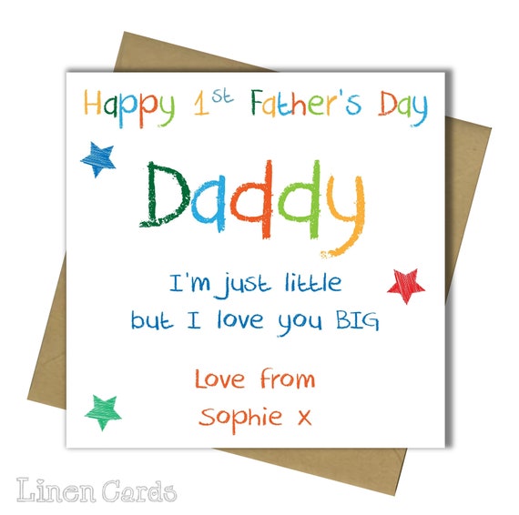 first fathers day greetings
