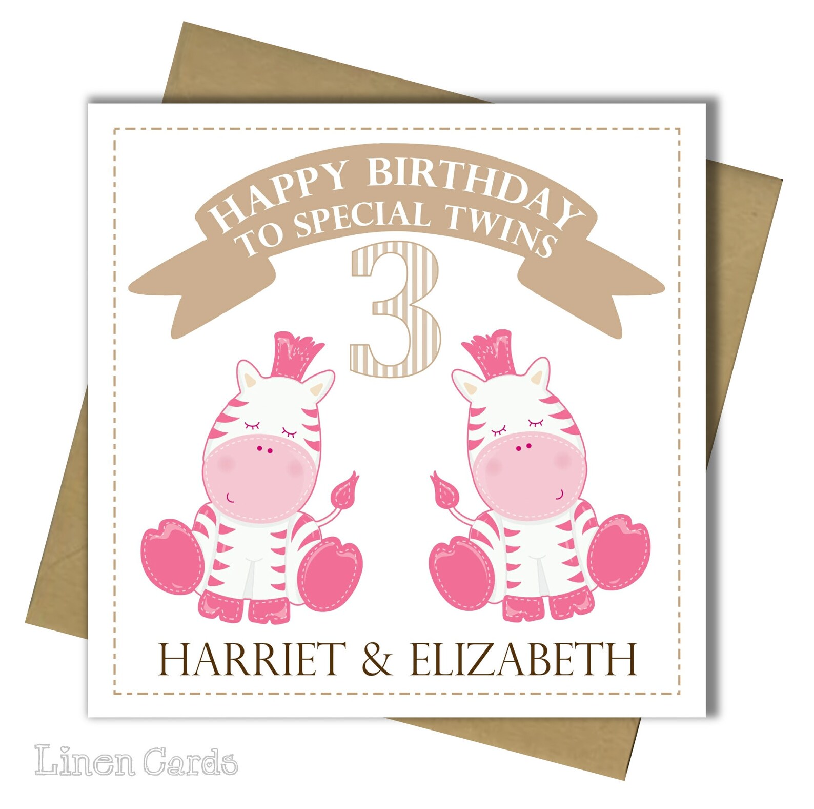Personalised Twins Birthday Card Twins First Birthday Card | Etsy UK