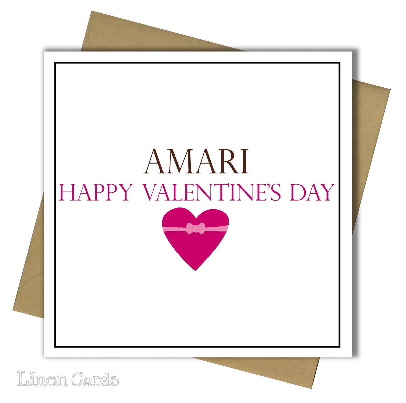 Personalised Valentine's Day Card Daughter Son | Etsy